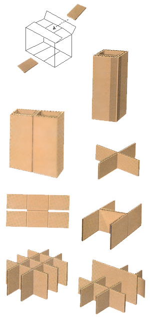 Interior Forms, pads, and partitions